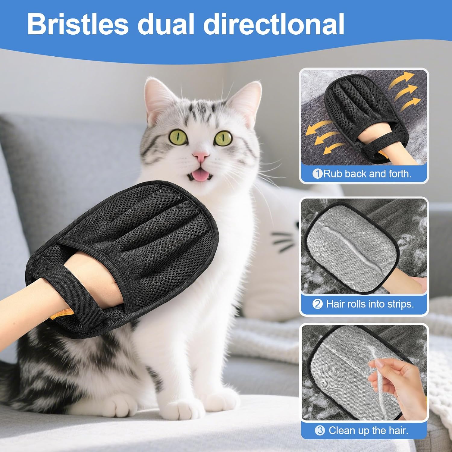 Перчатка для удаления шерсти д – обзор и цена Pet Hair Remover Brush