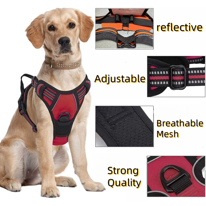 Шлейка для собак без натяжения – обзор и цена No Pull Dog Harness